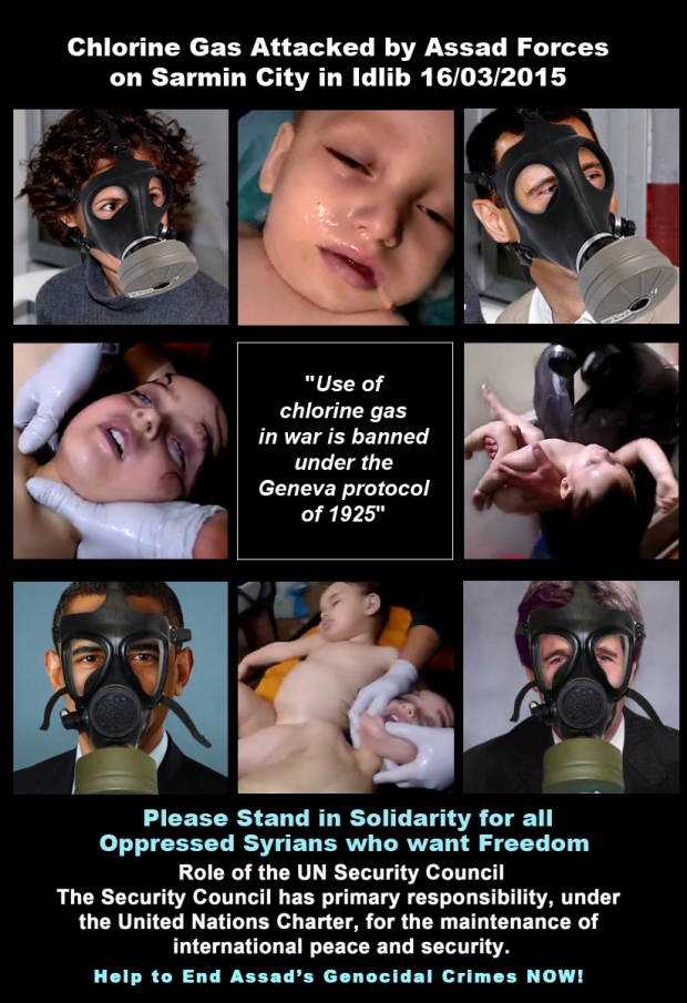 syria assad torture chemical chlorine gas attack