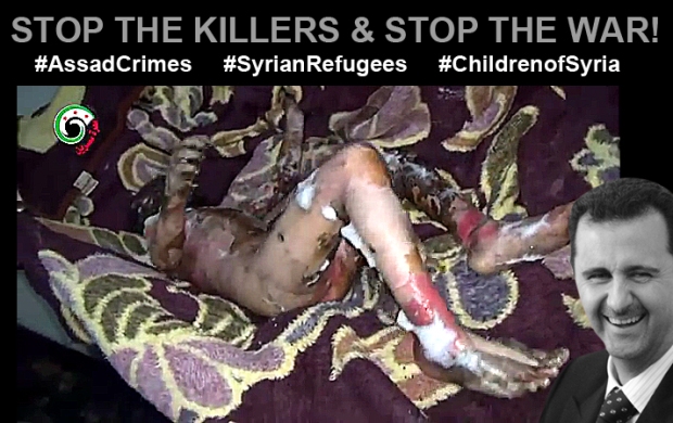 bashar al-assad in syria kill children